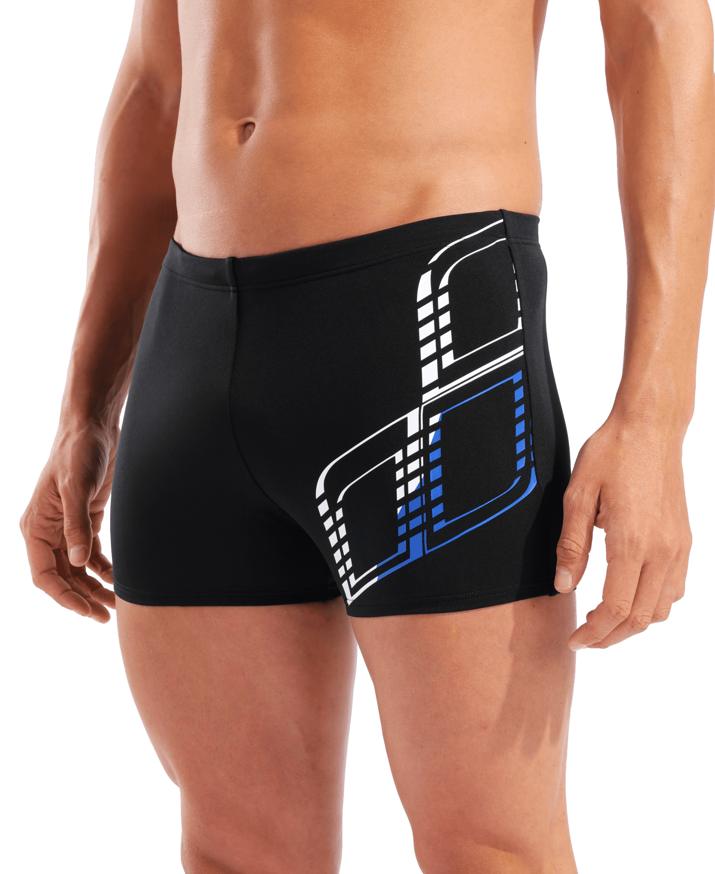 Graphic Swim Short miesten uimahousut, musta - sininenArena