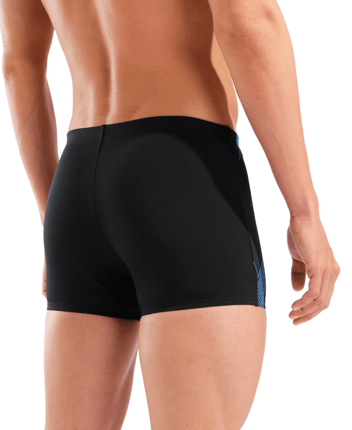 Graphic Swim Short miesten uimahousut, musta - turkoosiArena