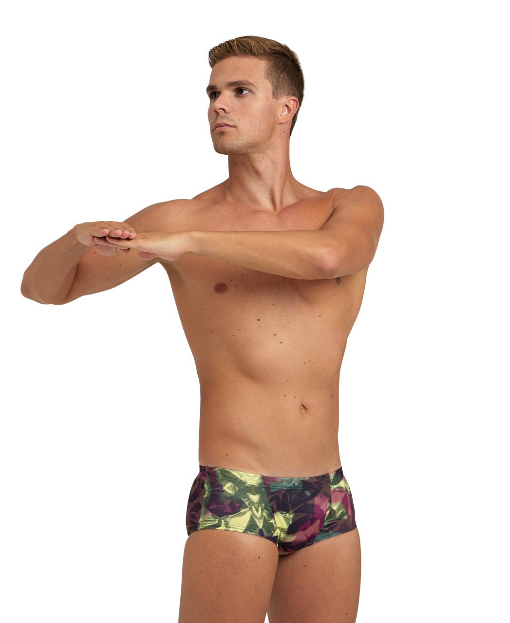 Hero Camo Low Waist miesten uimahousut, punainenArena
