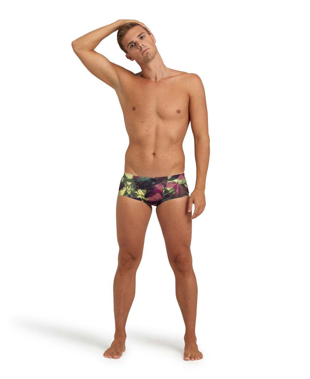 Hero Camo Low Waist miesten uimahousut, punainenArena