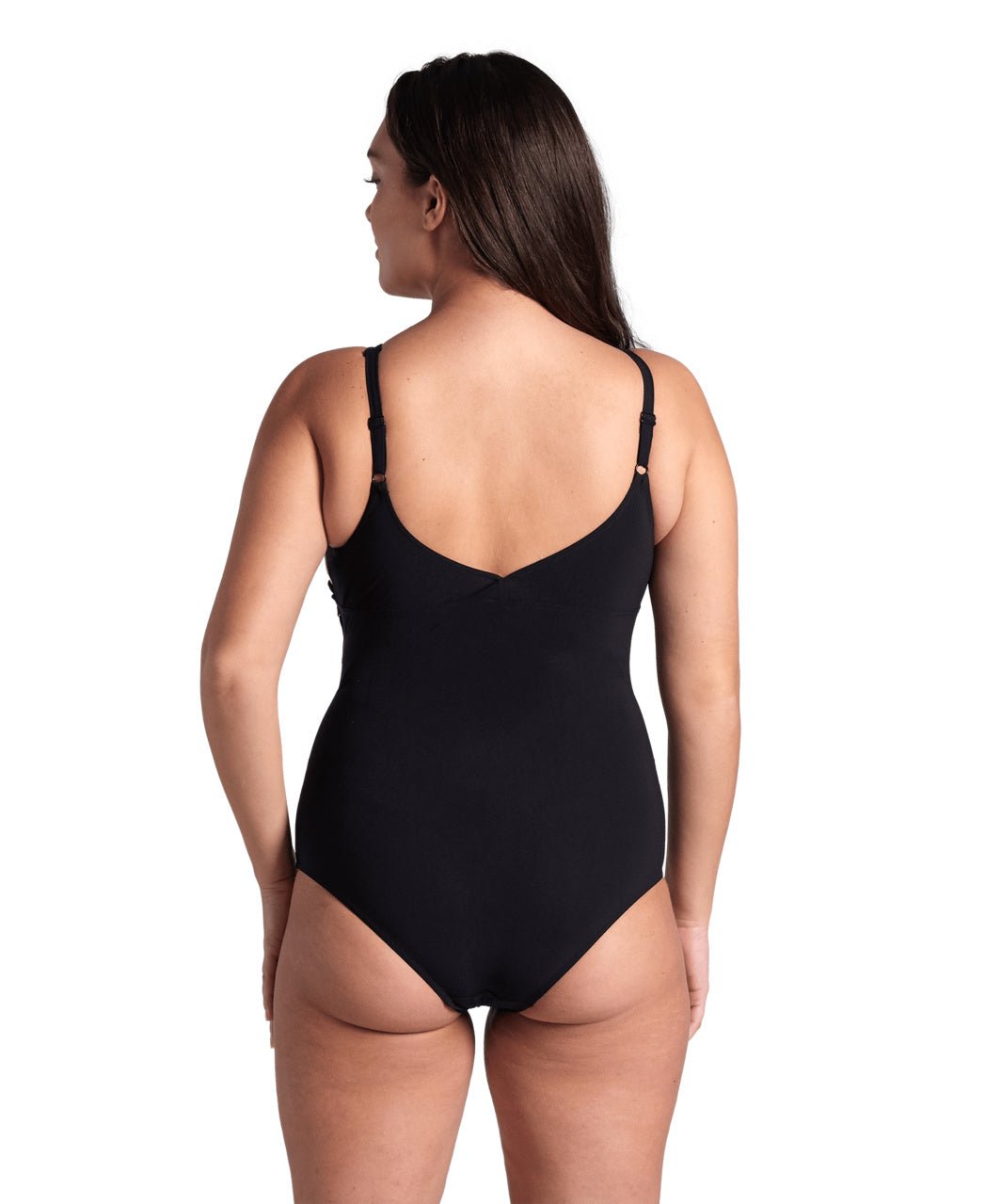 Jewel One Piece Plus naisten plus - size uimapuku, musta - valkoinenArena