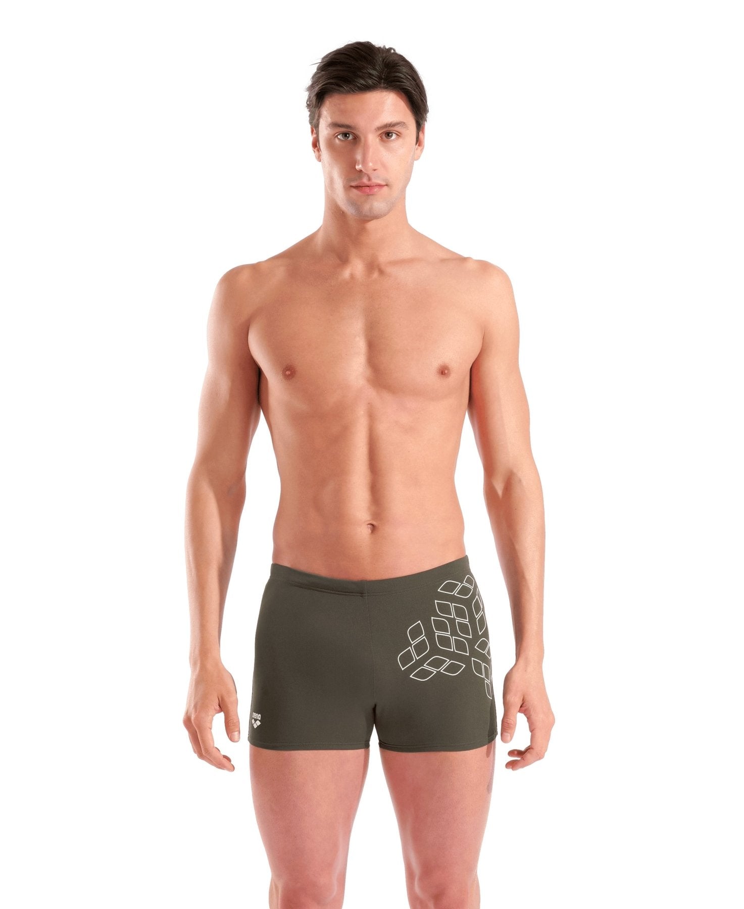 Kikko Graphic Swim Short miesten uimahousut, vihreäArena