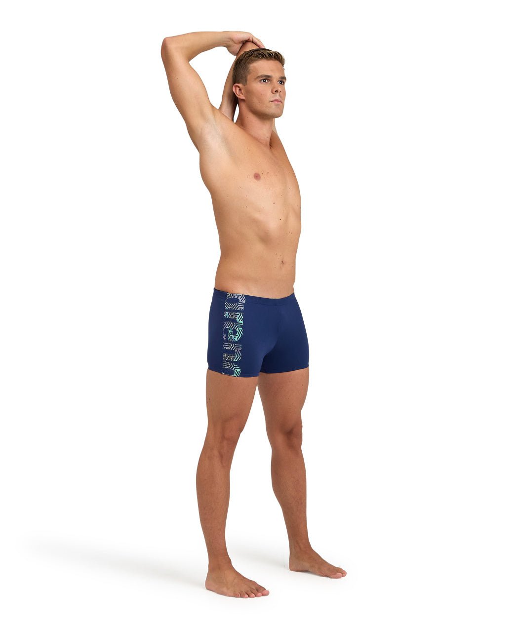 Kikko Pro Swim Short Graphic miesten uimahousut, tummansininenArena