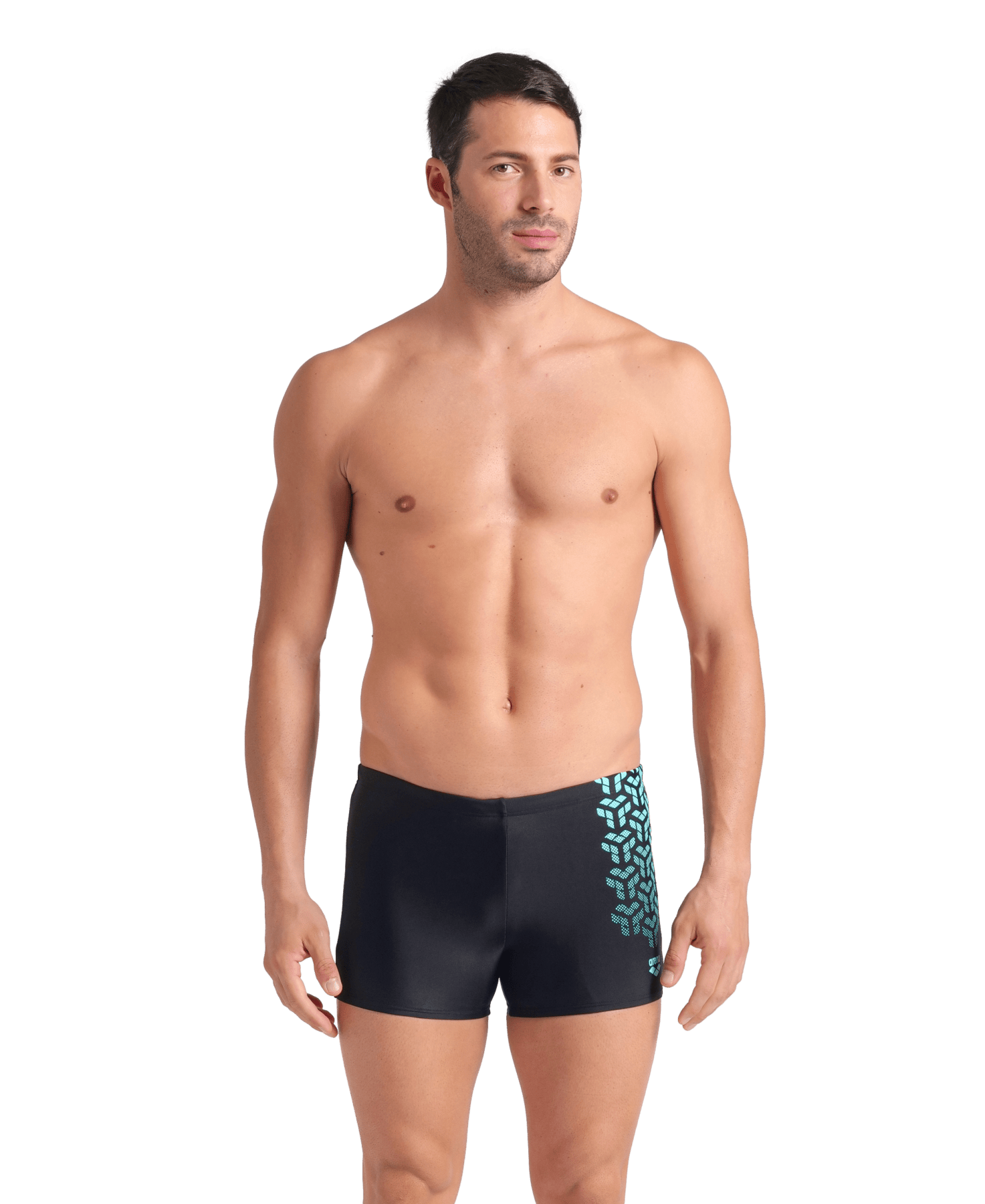 Kikko V Swim Short miesten uimahousut, musta - sininen - Arena