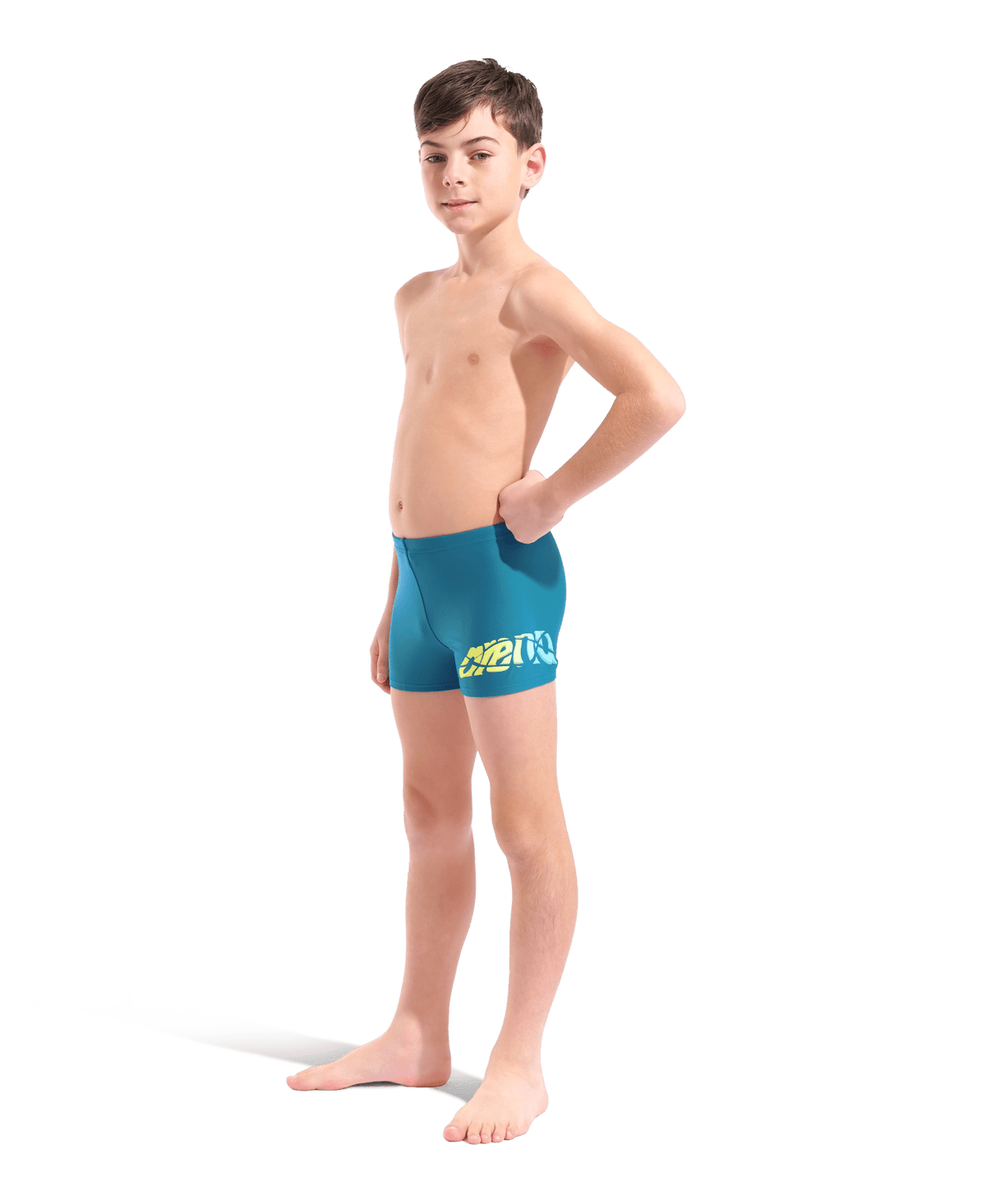Lettering Swim Short poikien uimahousut, sininenArena