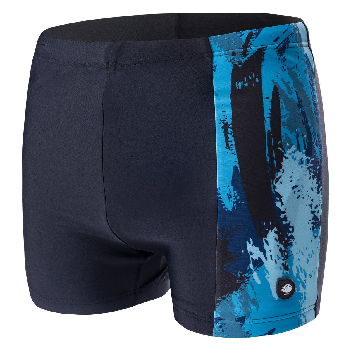 Levu miesten boxer-uimahousut, musta-merikuosi
