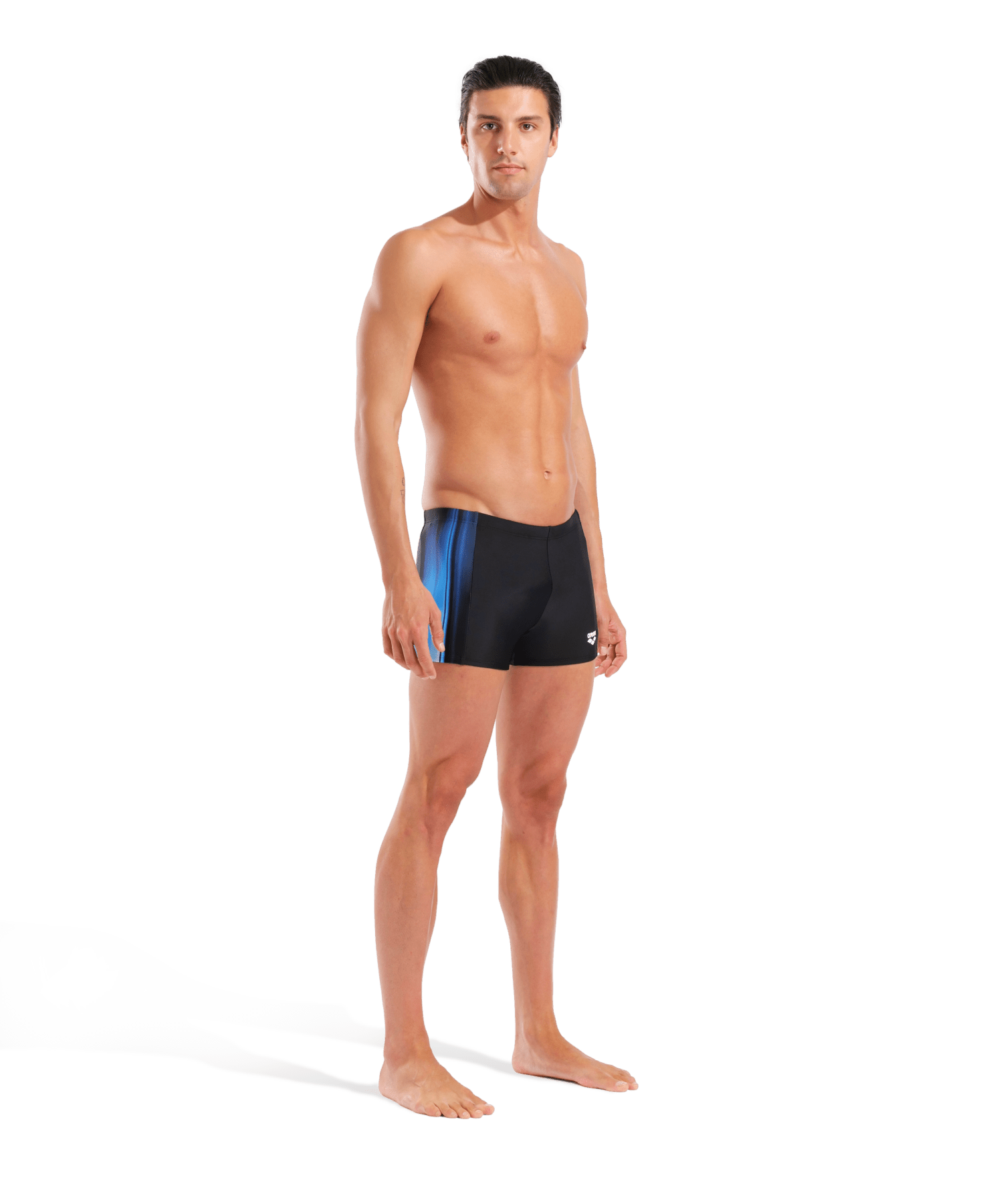 Light Swim Short Miesten Uimahousut, Musta - SininenArena