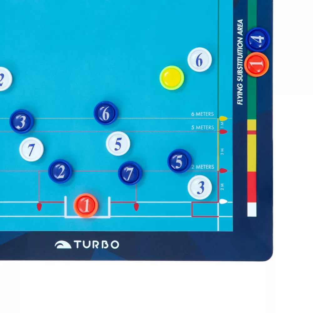 Magnetic Water Polo Tactical Board (20 X 35 cm)