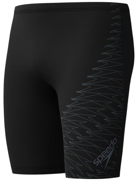 Medley Logo Jammer miesten uimahousut, musta - tummanharmaaSpeedo