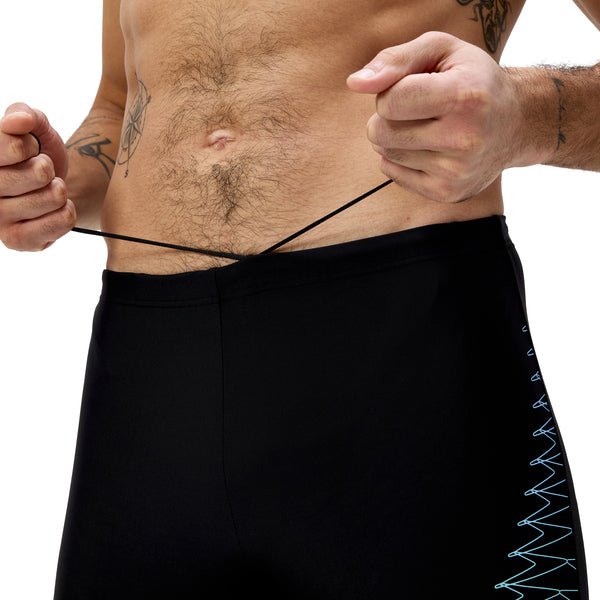 Medley Logo Jammer miesten uimahousut, musta - vihreäSpeedo