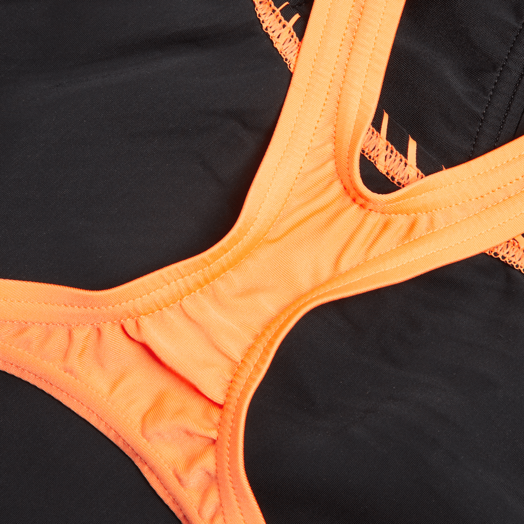 Medley Logo Medalist tyttöjen uimapuku, musta - oranssiSpeedo