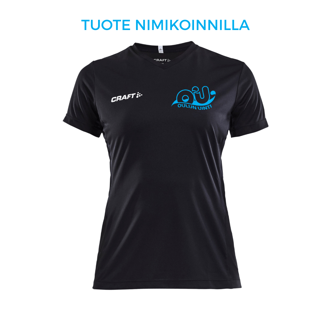 Naisten Squad Go Jersey T - paita - Oulun Uinti + nimipainatusOulun uinti