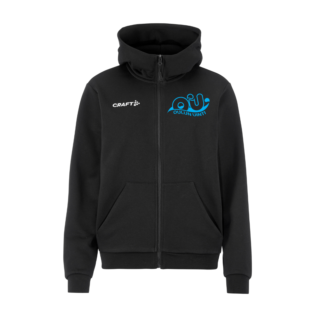 Naisten vetoketjullinen Community 2.0 Logo Fz Hoodie - Oulun uintiOulun uinti
