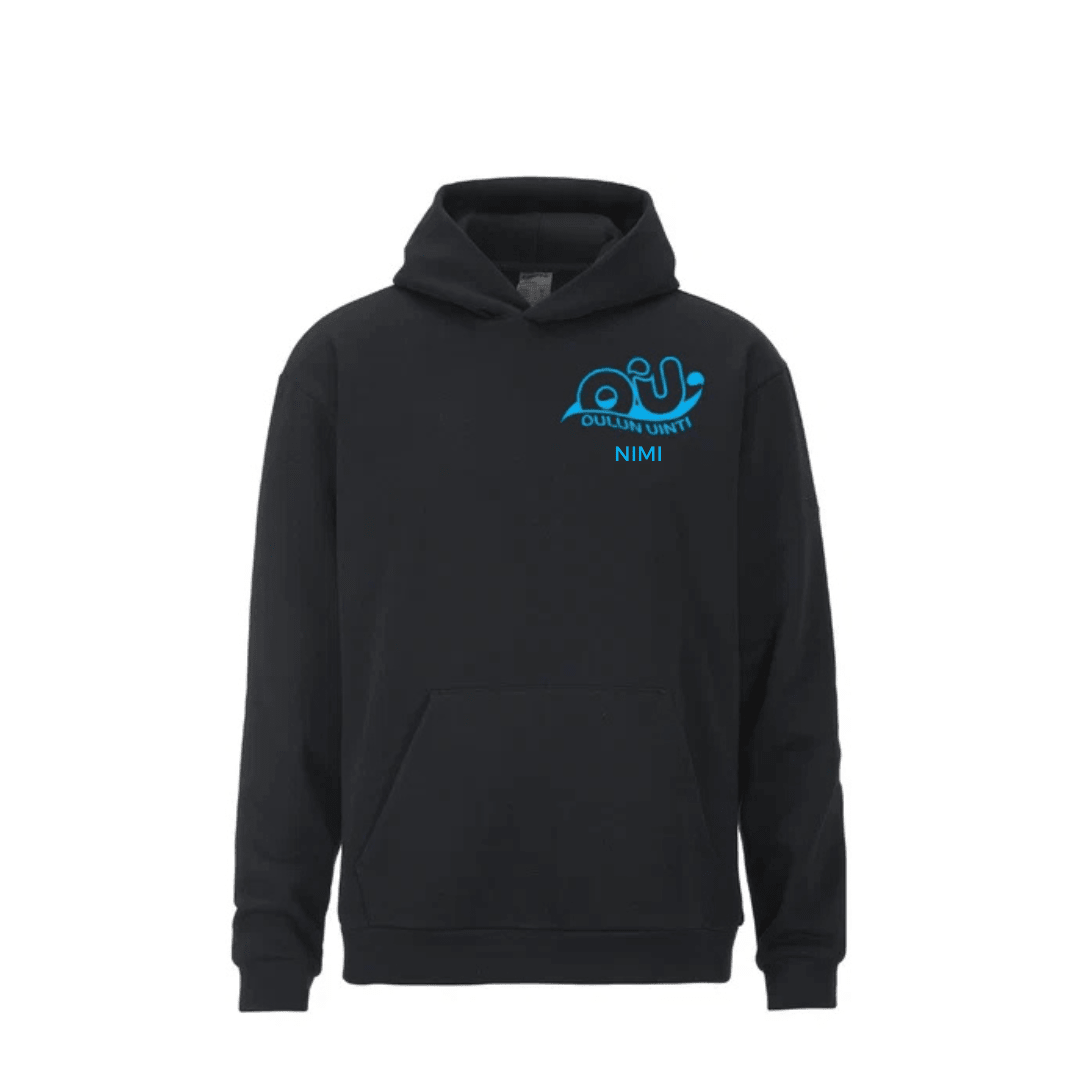 Nuorten Basic Active Hoody, musta - Oulun uintiOulun uinti