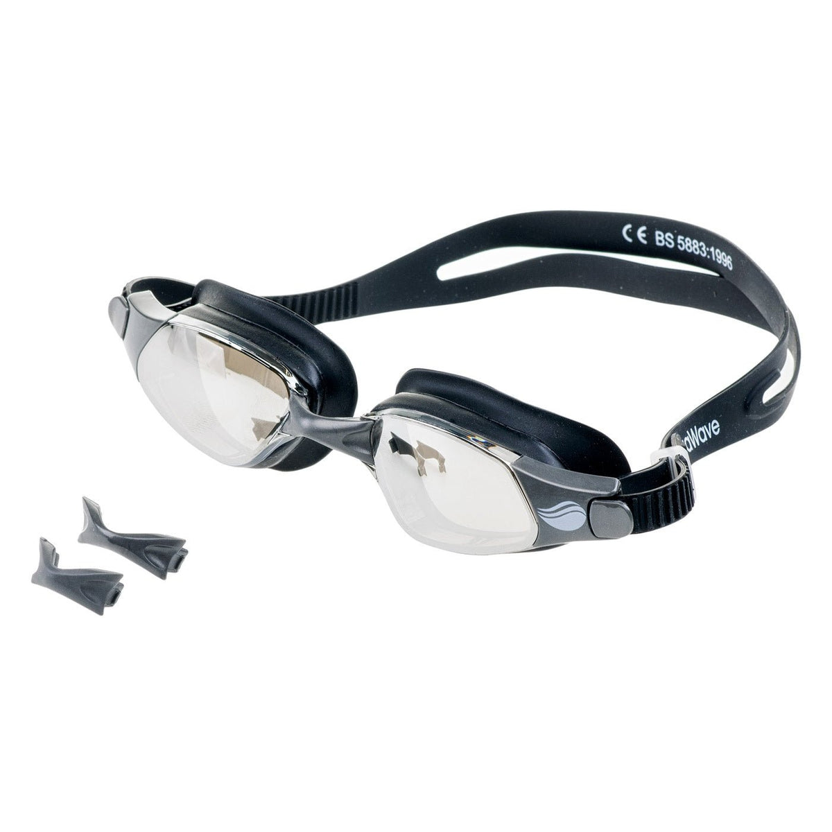 Petrel peililasit, musta-hopea