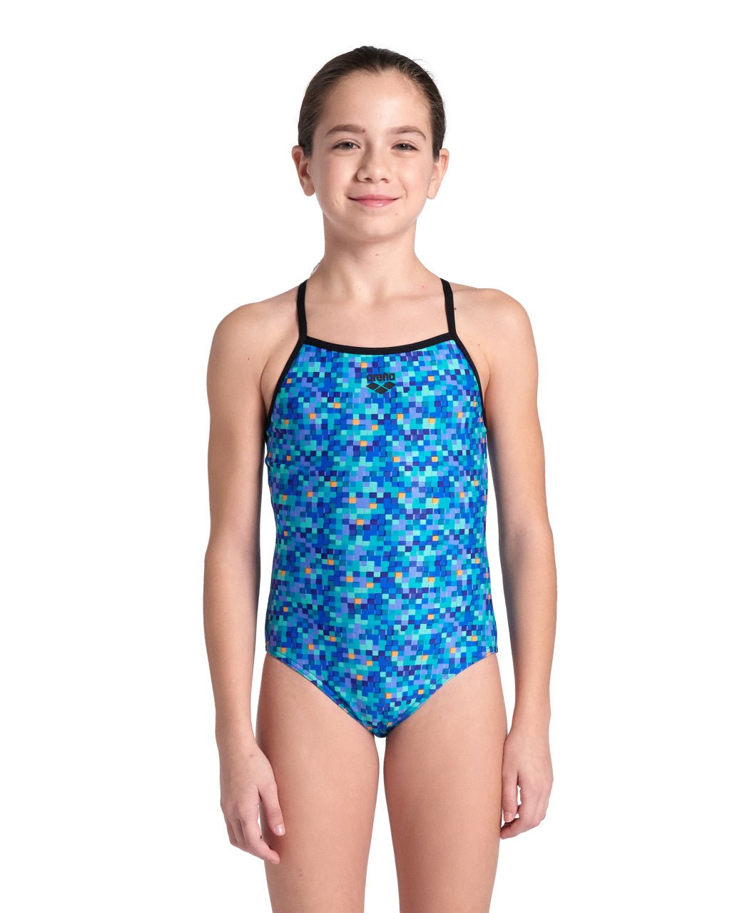 Pooltiles Swimsuit Lightdrop Back tyttöjen uimapuku, sininenArena