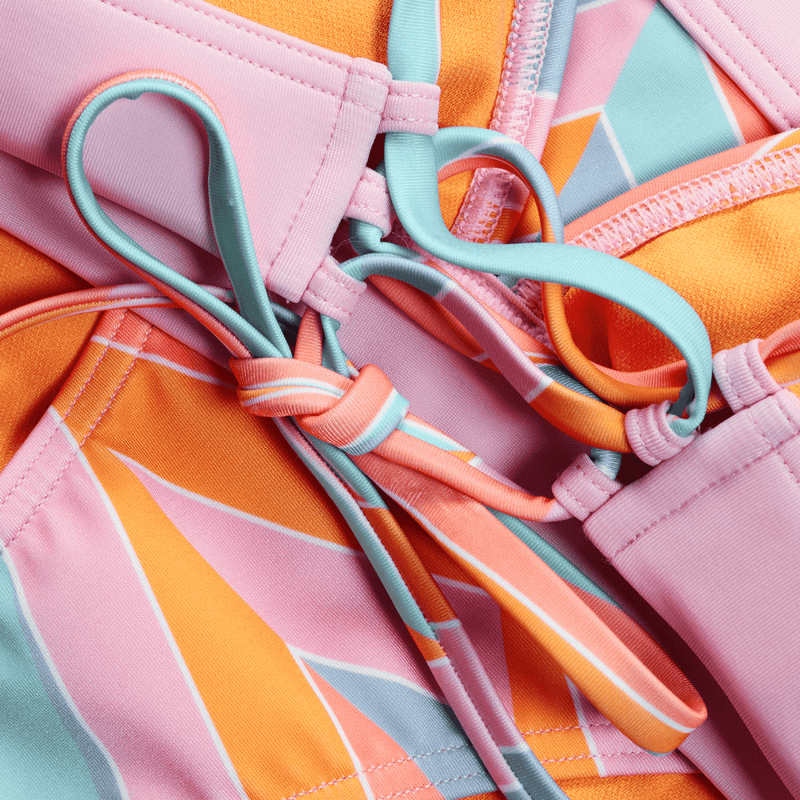 Printed Banded Triangle 2 Piece naisten bikinit, colour burstSpeedo, bikini yläosa, bikini alaosa