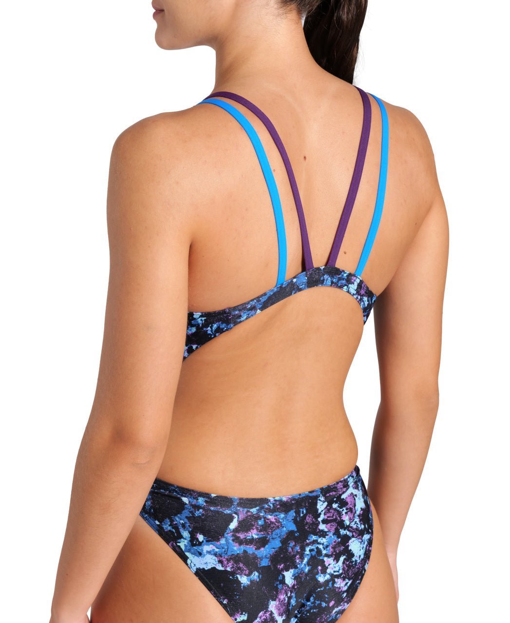 Rockin Swim Tech Multi naisten uimapuku, sini - violetti - Arena