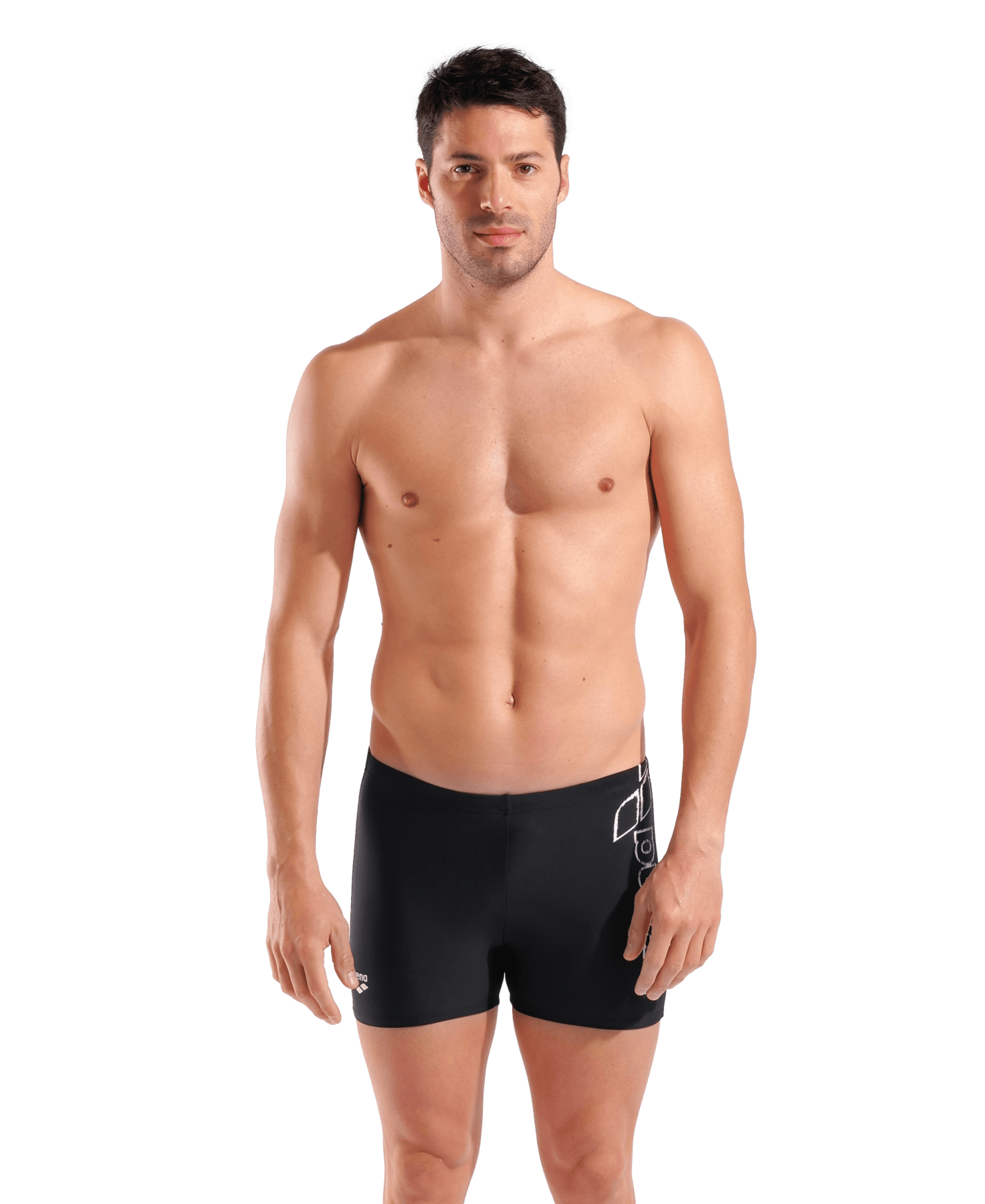 Scratchy Swim Short miesten uimahousut, mustaArena