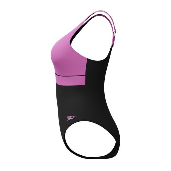 Shaping ContourEclipse naisten uimapuku, musta - pinkkiSpeedo