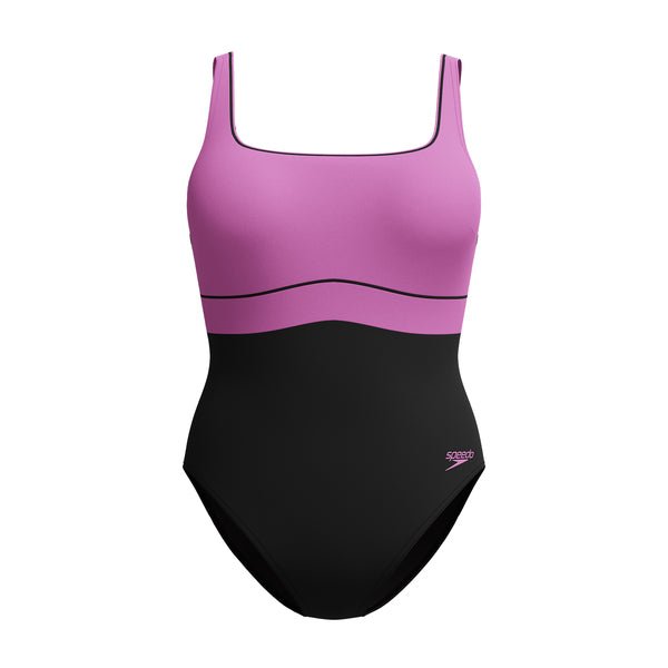 Shaping ContourEclipse naisten uimapuku, musta - pinkkiSpeedo