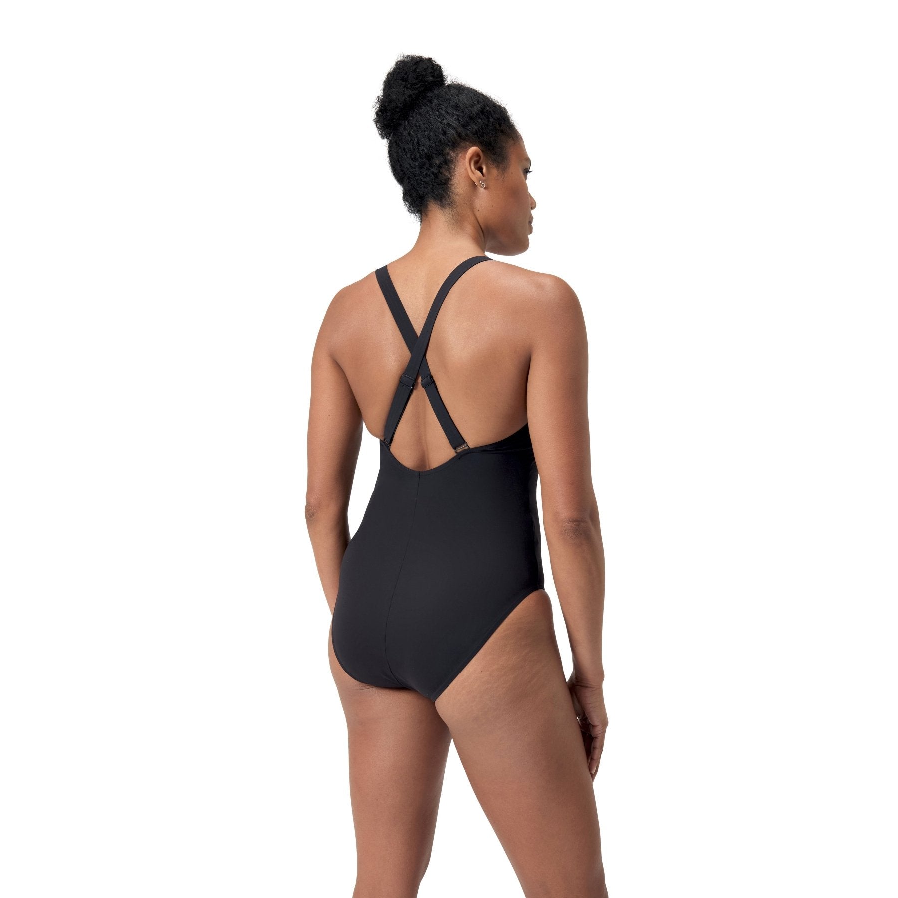 Shaping Crossback naisten uimapuku, mustaSpeedo