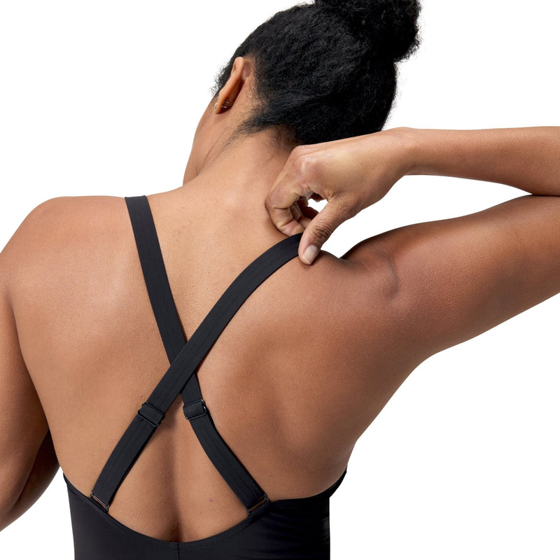 Shaping Crossback naisten uimapuku, mustaSpeedo