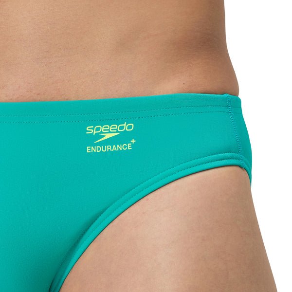 Solid Brief miesten uimahousut, turkoosi - keltainenSpeedo