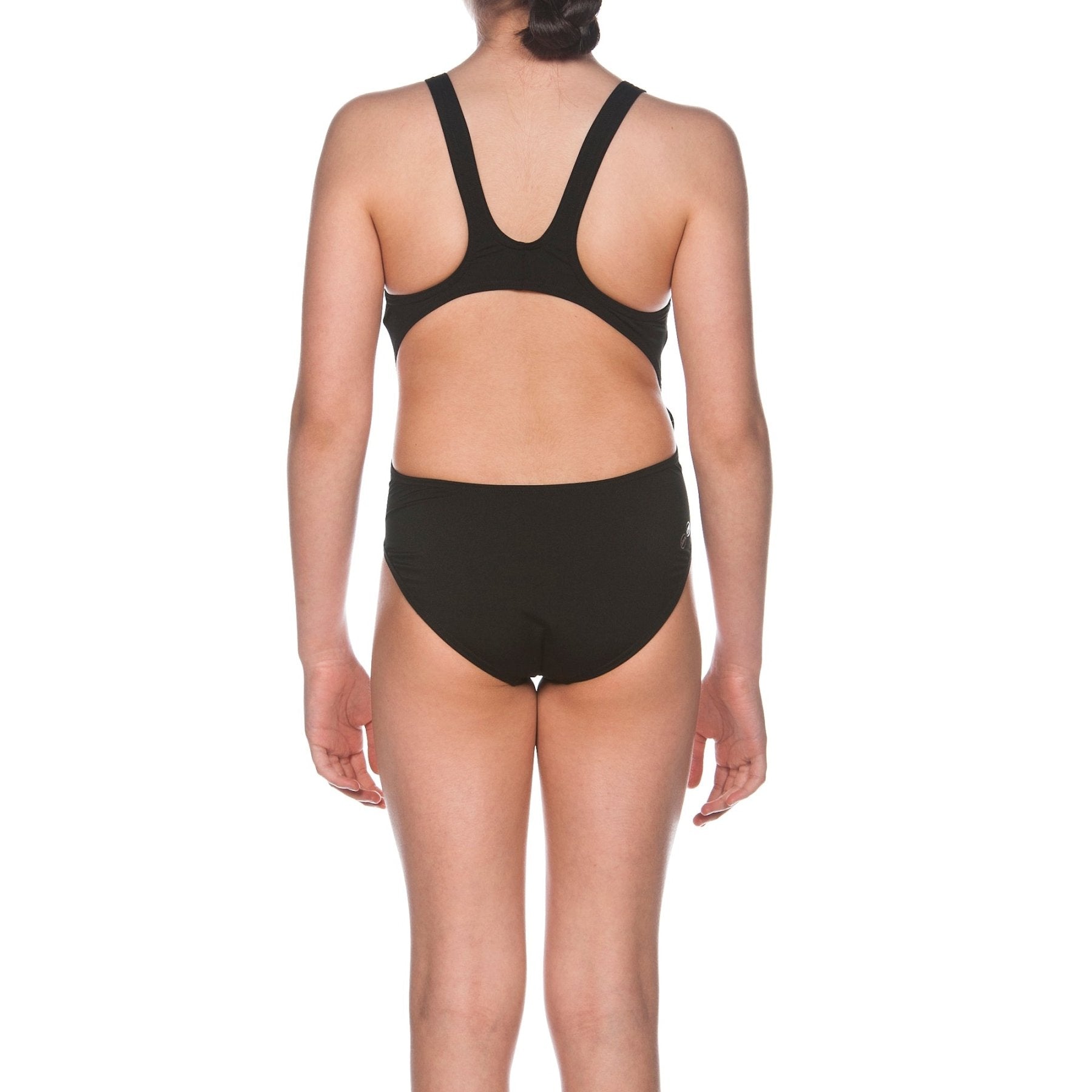 Solid Swim Tech Jr tyttöjen uimapuku, mustaArena