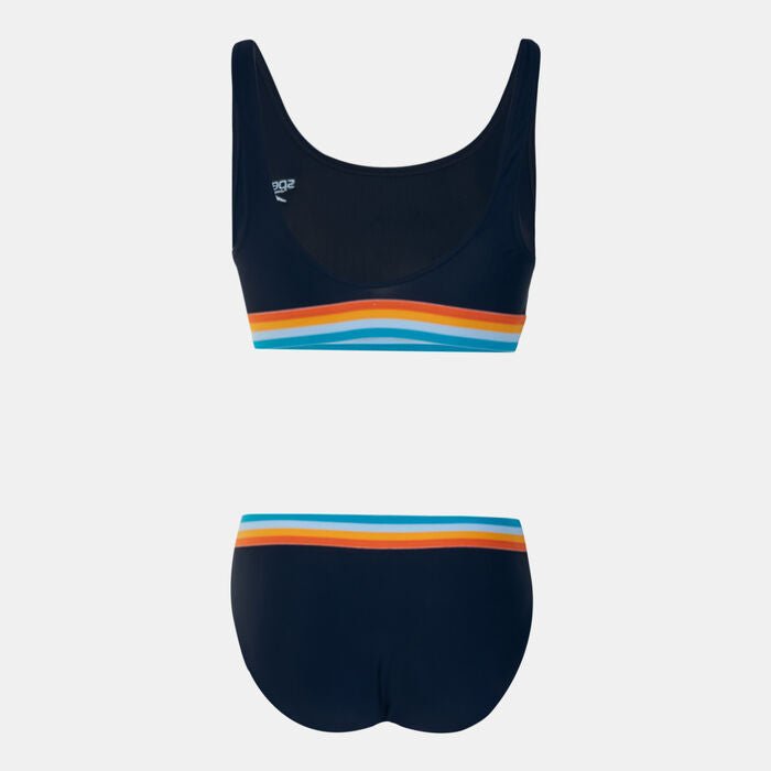 Solid U - Back Naisten bikinit, mustaSpeedo