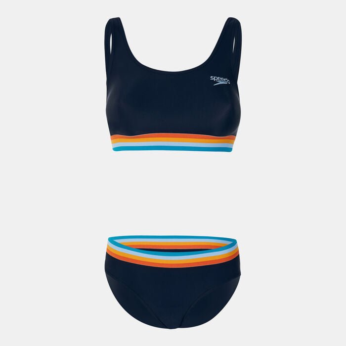 Solid U - Back Naisten bikinit, mustaSpeedo