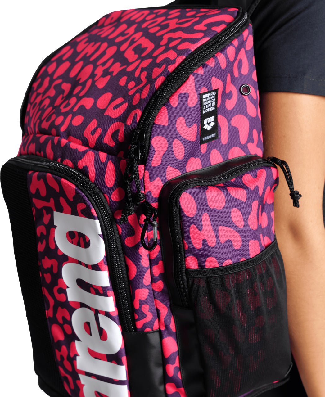 Spiky III Backpack 45 reppu, Leopard Skin Violet - GeraniumArena