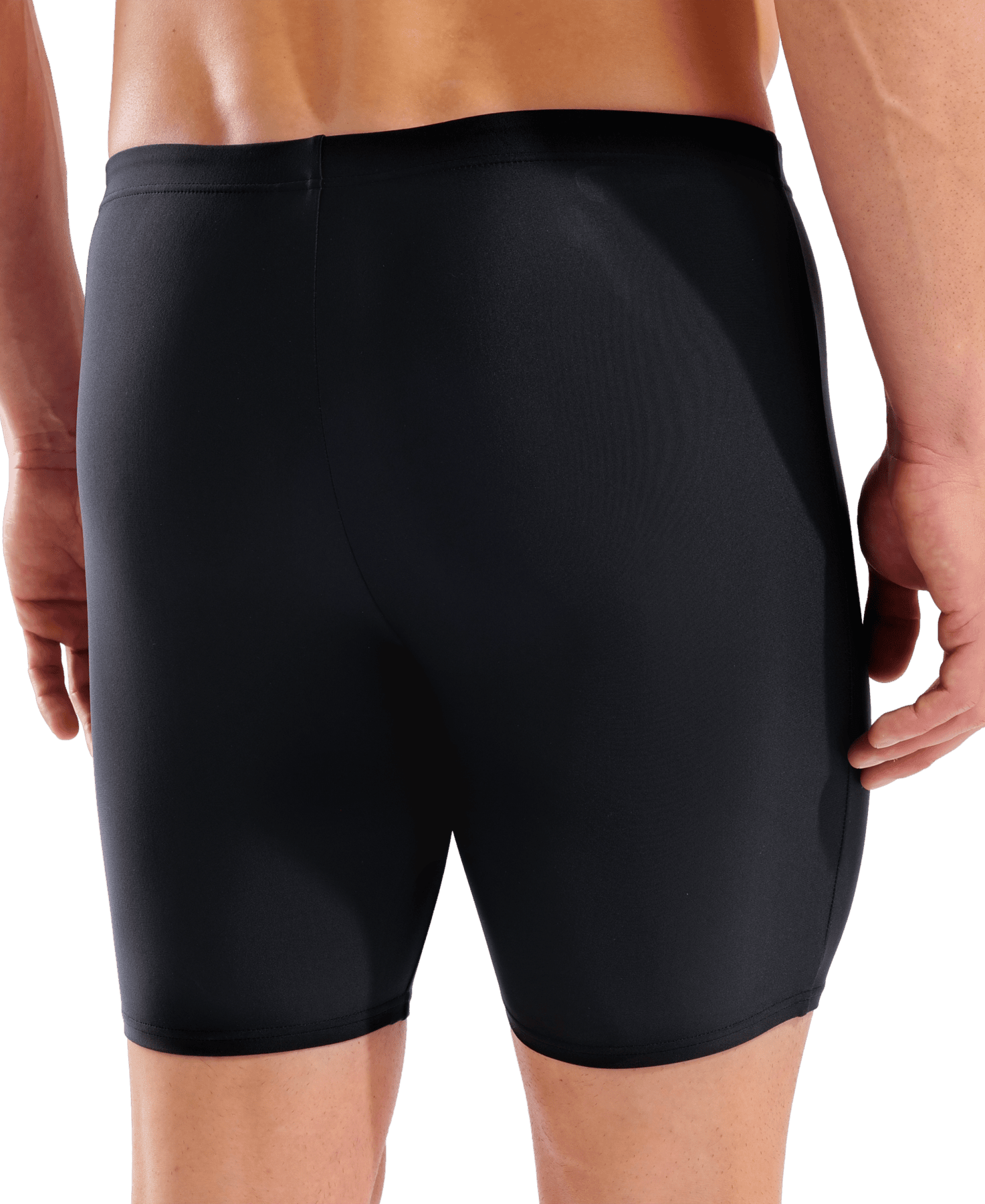 Swim Mid Jammer Graphic miesten uimahousut, musta - oranssiArena