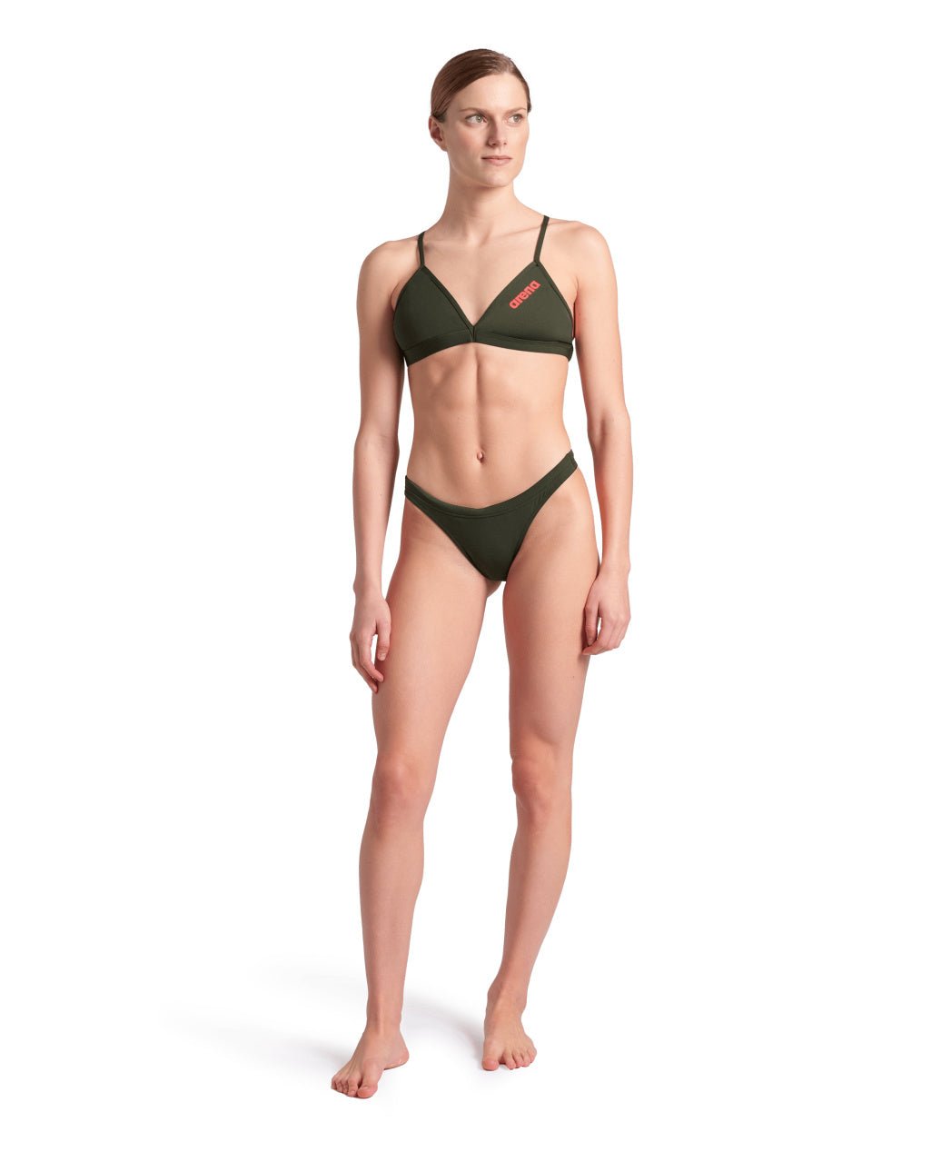 Team Swim Bottom Solid naisten bikini alaosa, tummanvihreäArena