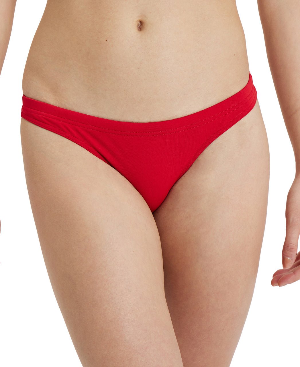 Team Swim Bottom Solid naisten bikinialaosa, punainenArena