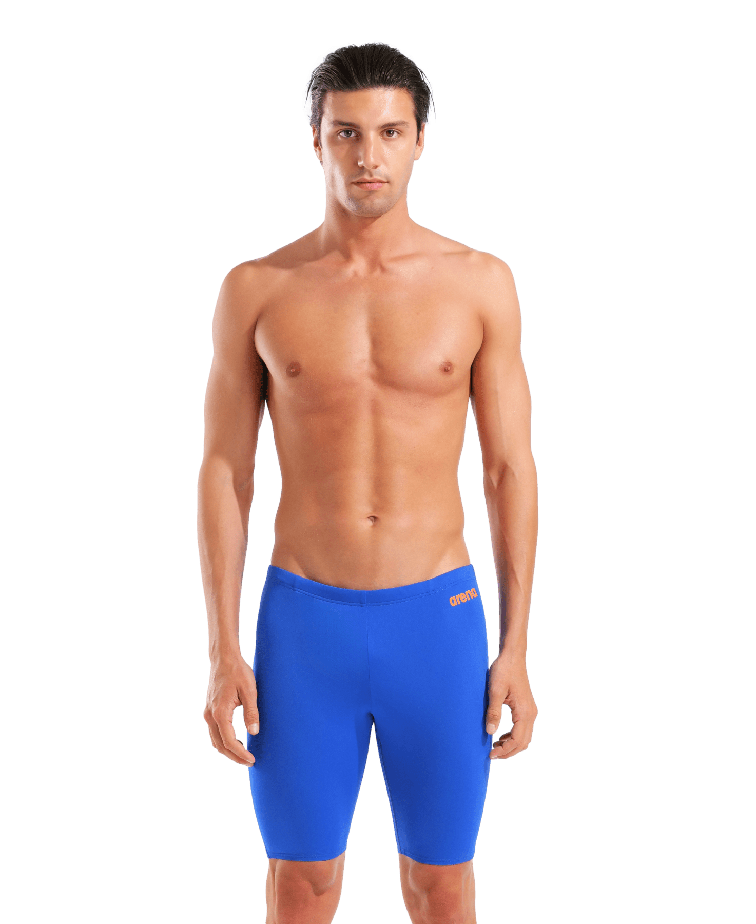 Team Swim Jammer Solid miesten uimahousut, sini - oranssiArena