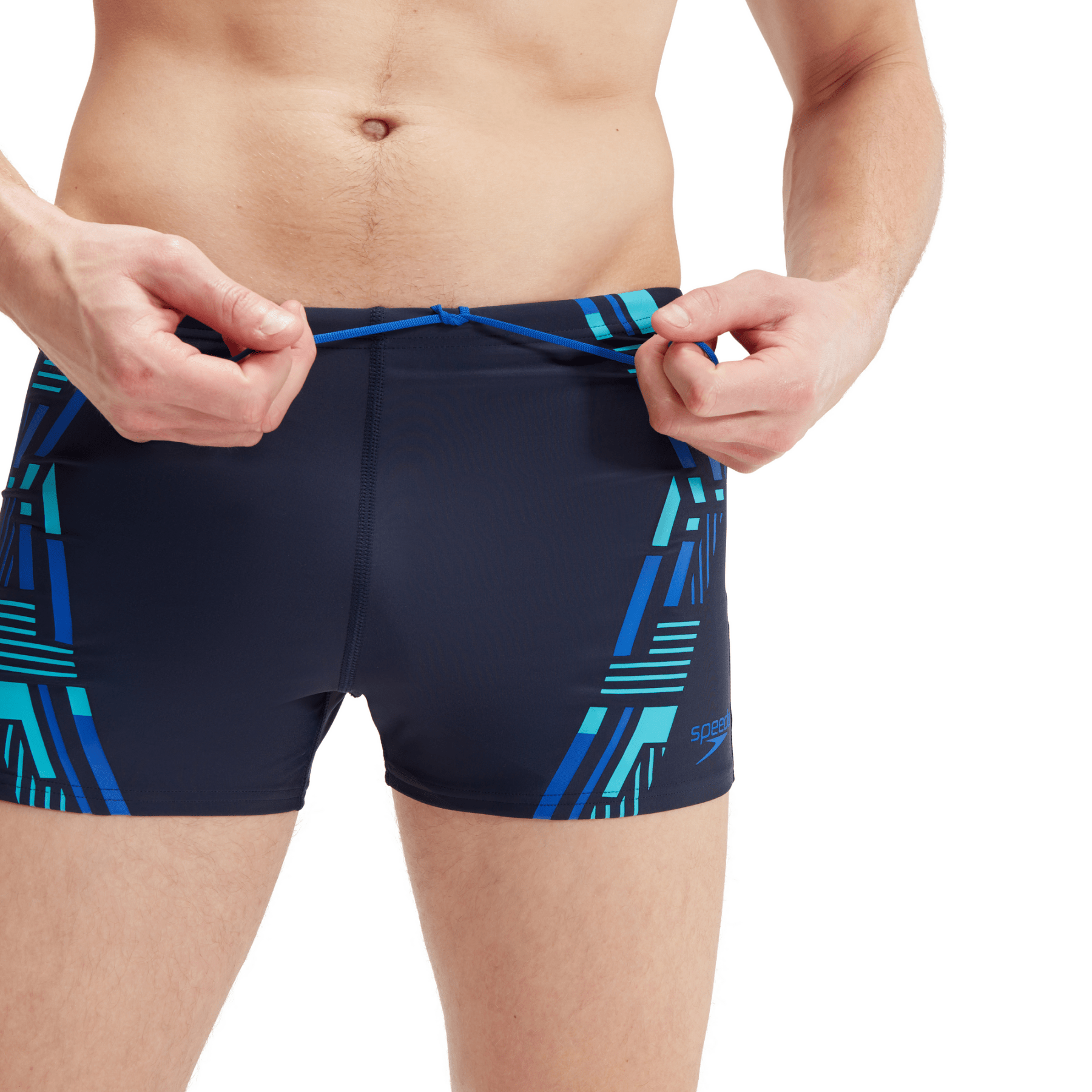 Tech Print Aquashort miesten uimahousut, sininenSpeedo