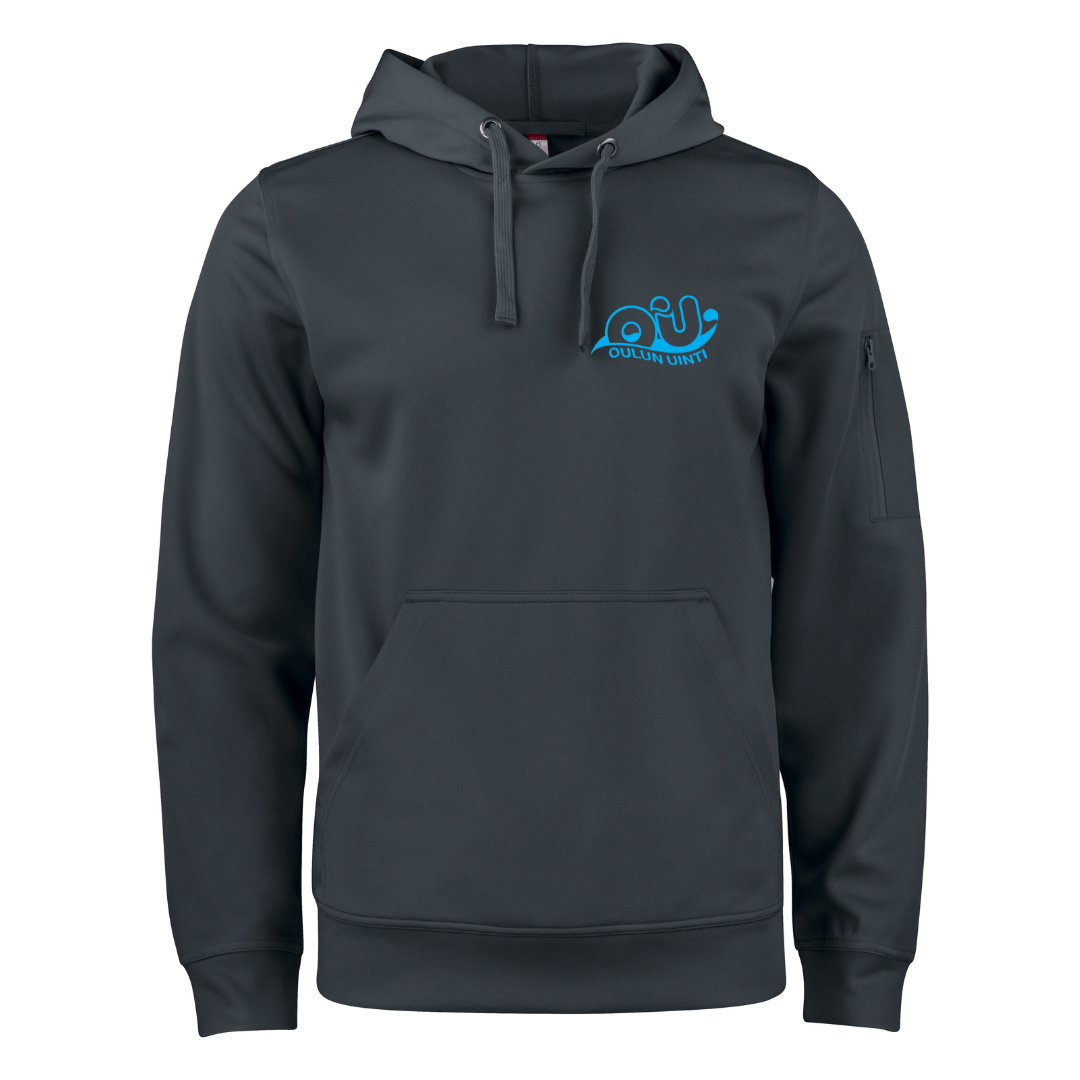 Unisex Basic Active Hoody, musta - Oulun uintiOulun uinti