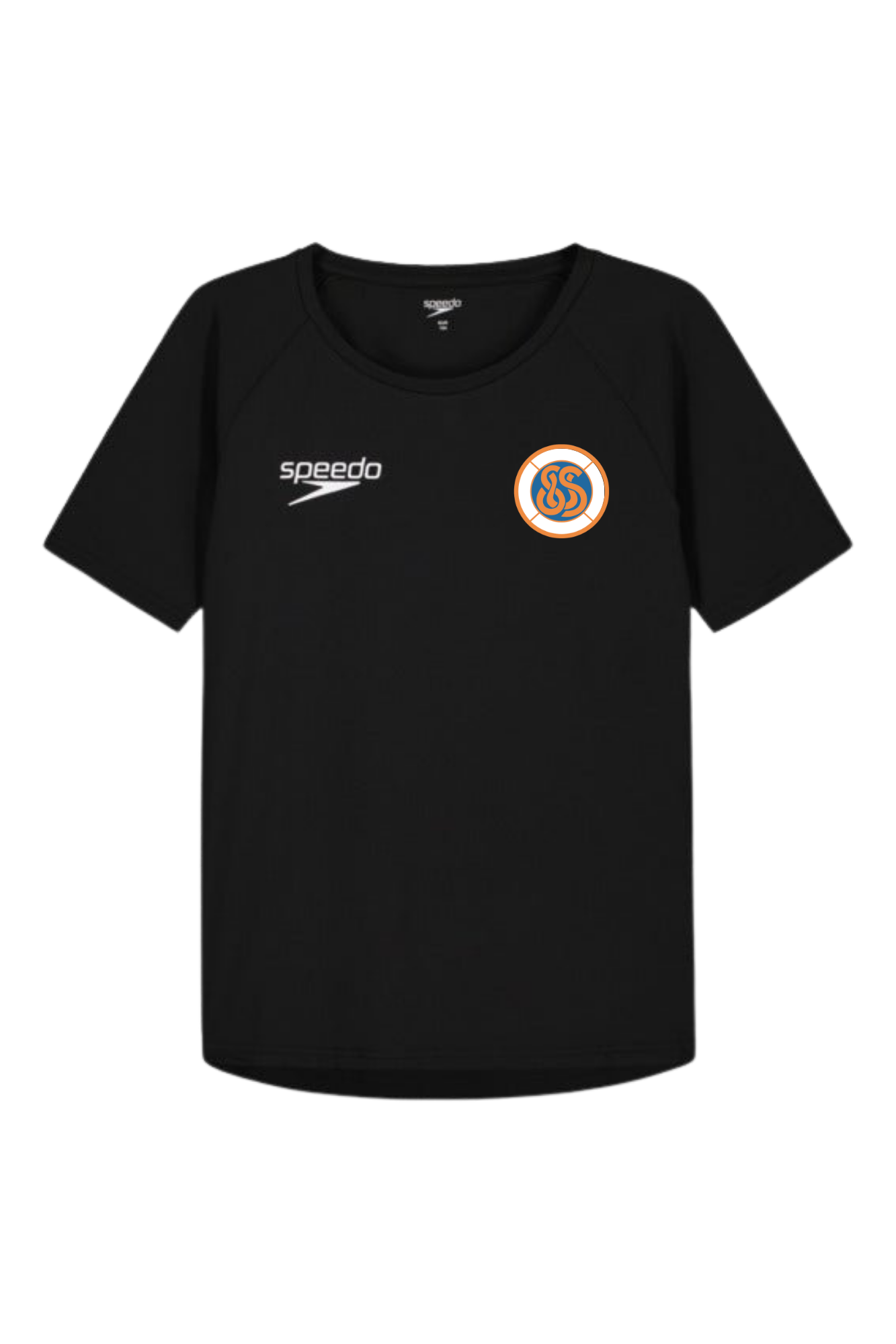 Nuorten Technical UV T-shirt, musta - Savonlinnan uimaseura