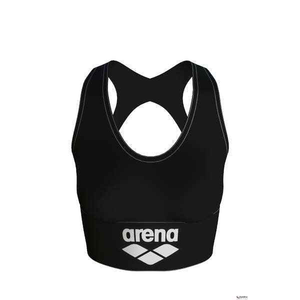 Gym Bra Top Logo, musta L
