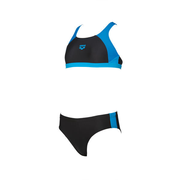 Ren Two pieces tyttöjen bikinit, musta-sininen