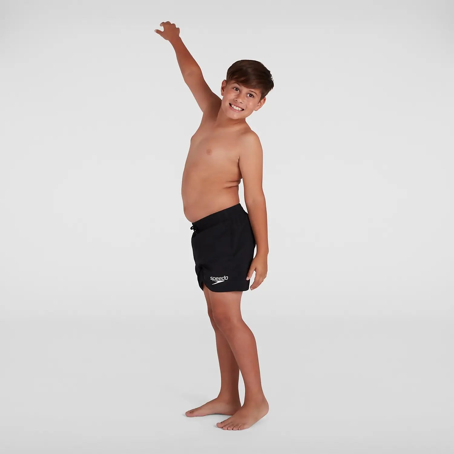 Essential pienten poikien uimashortsit koot 116-128cm , musta