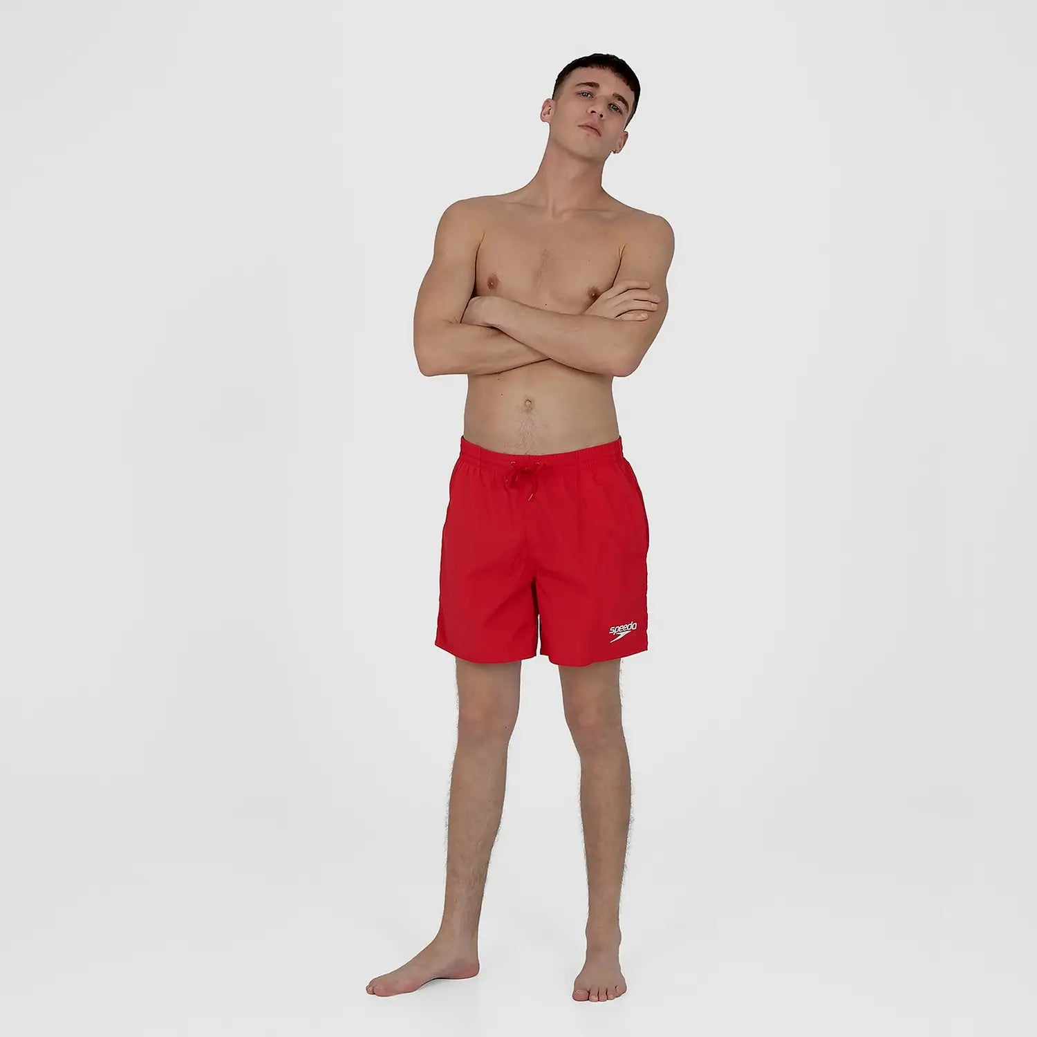 Watershort Essentials 16" miesten uimashortsit, punainen