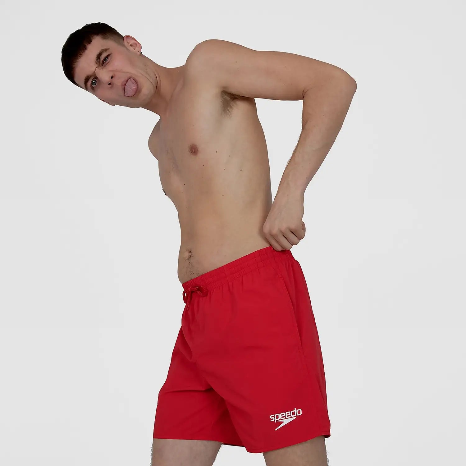 Watershort Essentials 16" miesten uimashortsit, punainen