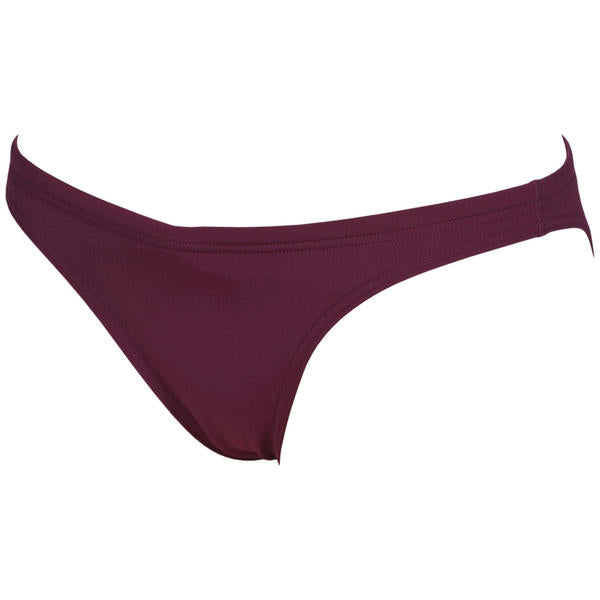 Solid naisten bikinialaosa, viininpunainen