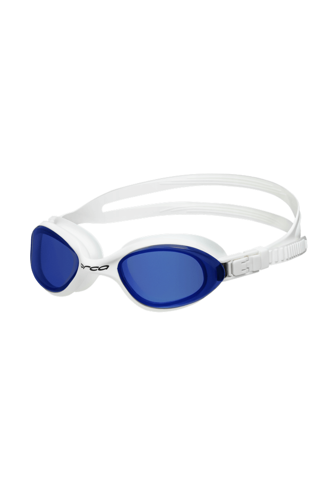 Killa 180º peililinssiset uimalasit avoveteen, sini - valkoinenOrca