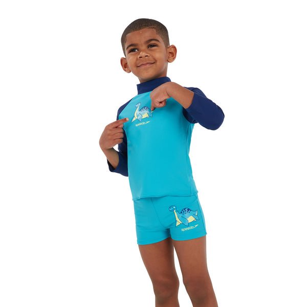 Printed Rash Top lasten pitkähihainen UV - paitaSpeedo