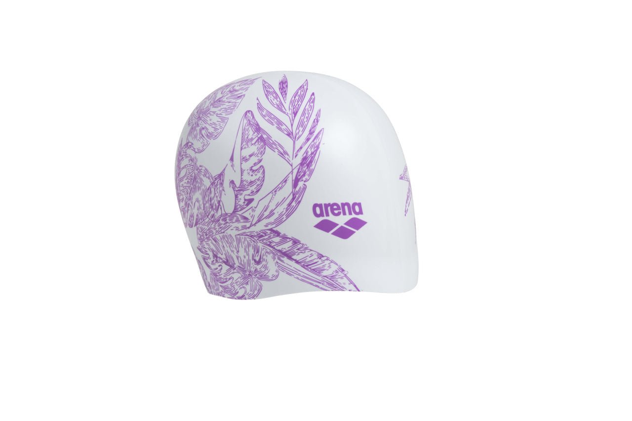 Sirene Print uimalakki pitkahiuksisille, valkoinenArena