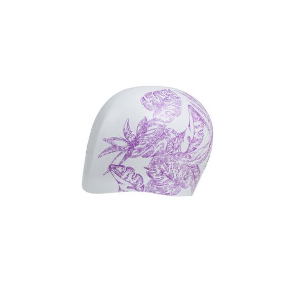 Sirene Print uimalakki pitkahiuksisille, valkoinenArena