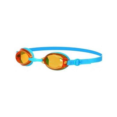 Speedo Jet Junior -uimalasit sininen/oranssi – lasten uimalasit 6–14-vuotiaille, UV-suoja ja huurtumisenesto